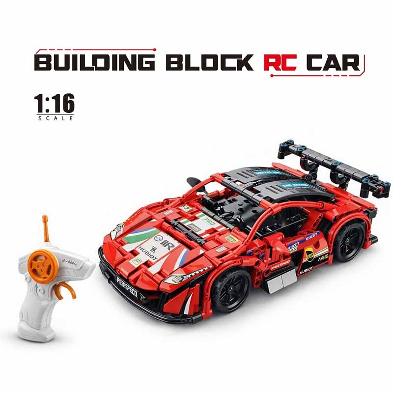 لگو ماشین کنترلی شارژی فراری مدل Pingao Blocks RC Car 70019