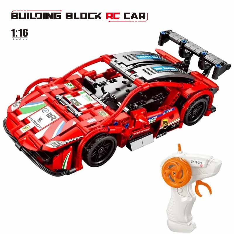 لگو ماشین کنترلی شارژی فراری مدل Pingao Blocks RC Car 70019