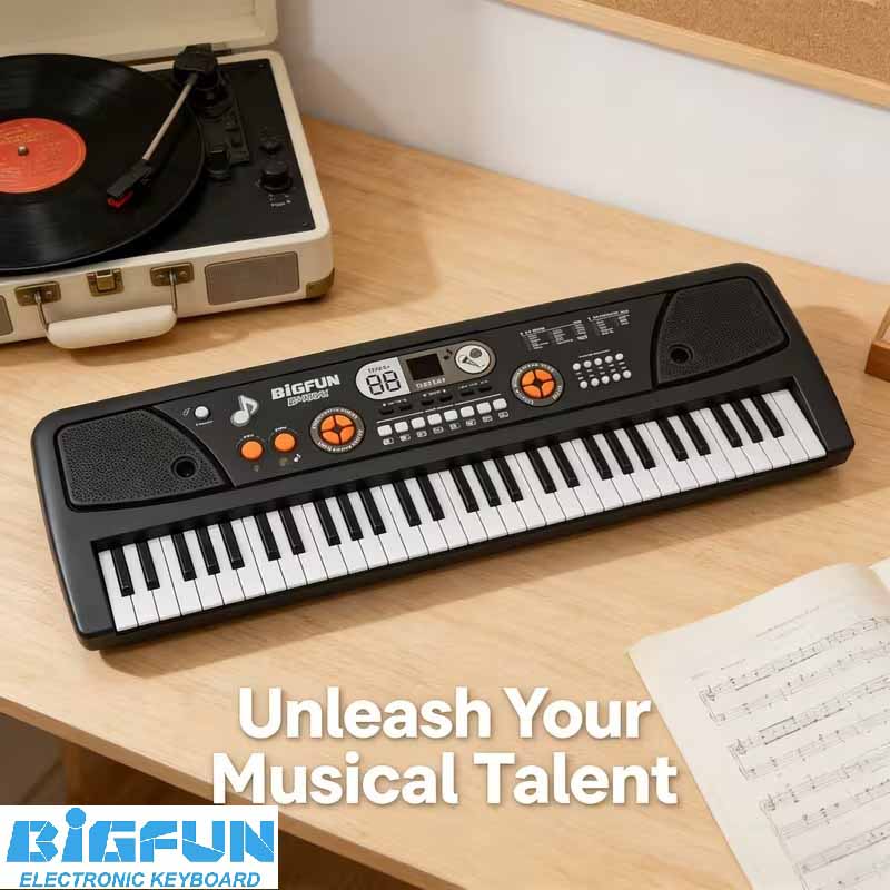 ارگ آموزشی بیگ فان میکروفون‌دار مدل BIGFUN BF-730A2