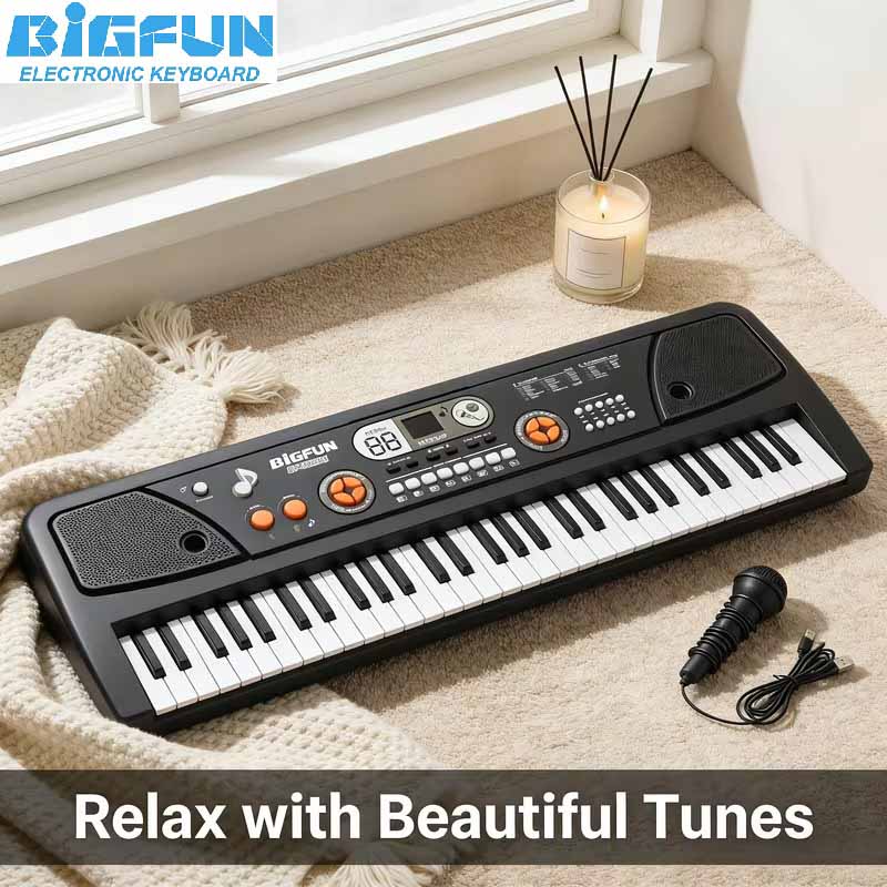 ارگ آموزشی بیگ فان میکروفون‌دار مدل BIGFUN BF-730A2