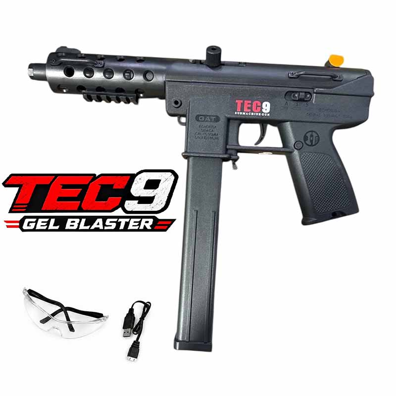 تفنگ اسباب بازی تیر ژله ای شارژی حرفه ای TEC9 Handi HD732A