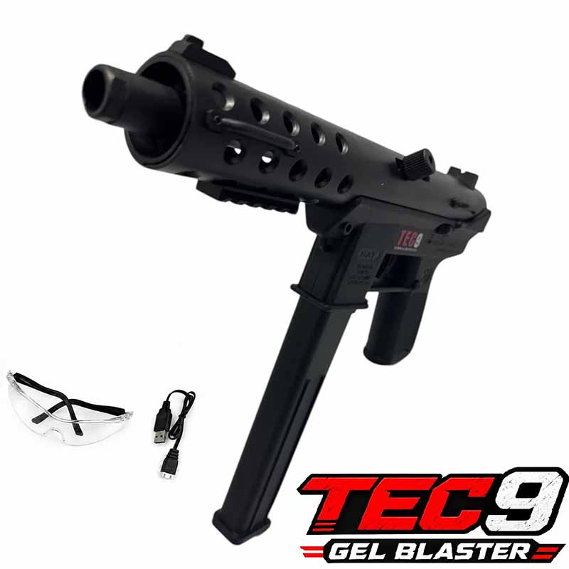 تفنگ اسباب بازی تیر ژله ای شارژی حرفه ای TEC9 Handi HD732A