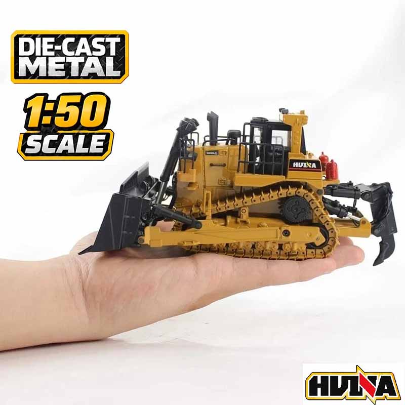 ماکت بولدوزر فلزی راهسازی هوینا مدل Huina Metal Bulldozer 1700