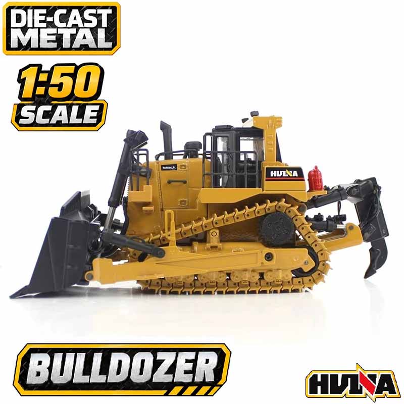 ماکت بولدوزر فلزی راهسازی هوینا مدل Huina Metal Bulldozer 1700