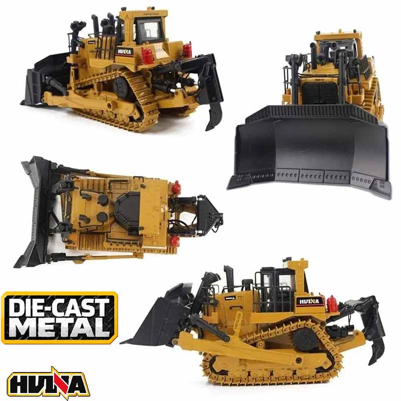 ماکت بولدوزر فلزی راهسازی هوینا مدل Huina Metal Bulldozer 1700