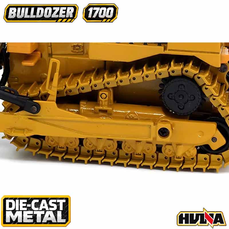 ماکت بولدوزر فلزی راهسازی هوینا مدل Huina Metal Bulldozer 1700