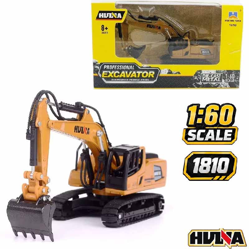 ماکت بیل مکانیکی فلزی راهسازی هوینا مدل Huina Metal Excavator 1810