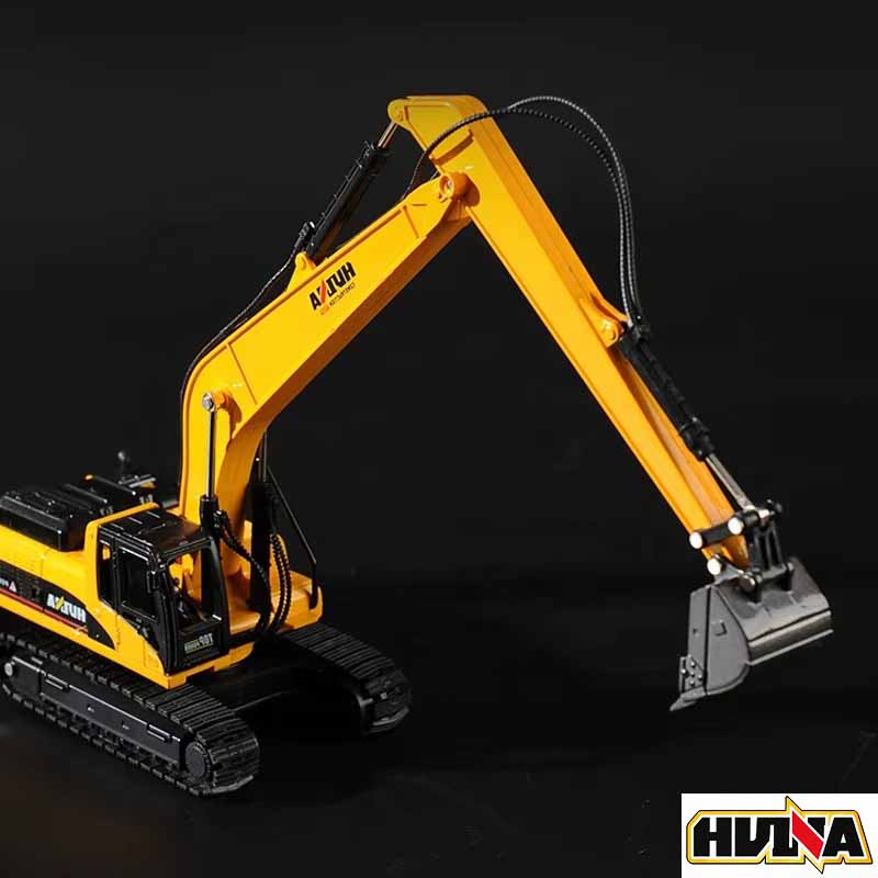 ماکت بیل مکانیکی فلزی راهسازی هوینا مدل Huina Metal Excavator 1722