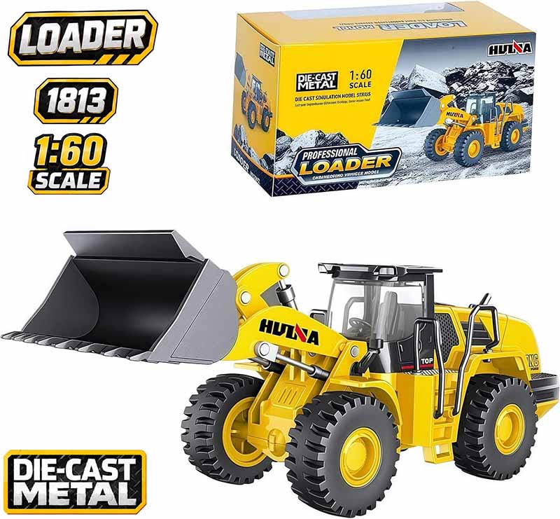 ماکت لودر فلزی راهسازی هوینا مدل Huina Metal Loader 1813