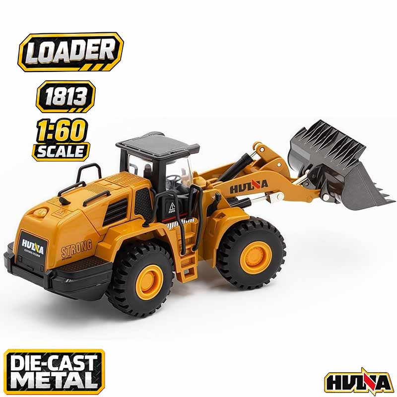 ماکت لودر فلزی راهسازی هوینا مدل Huina Metal Loader 1813