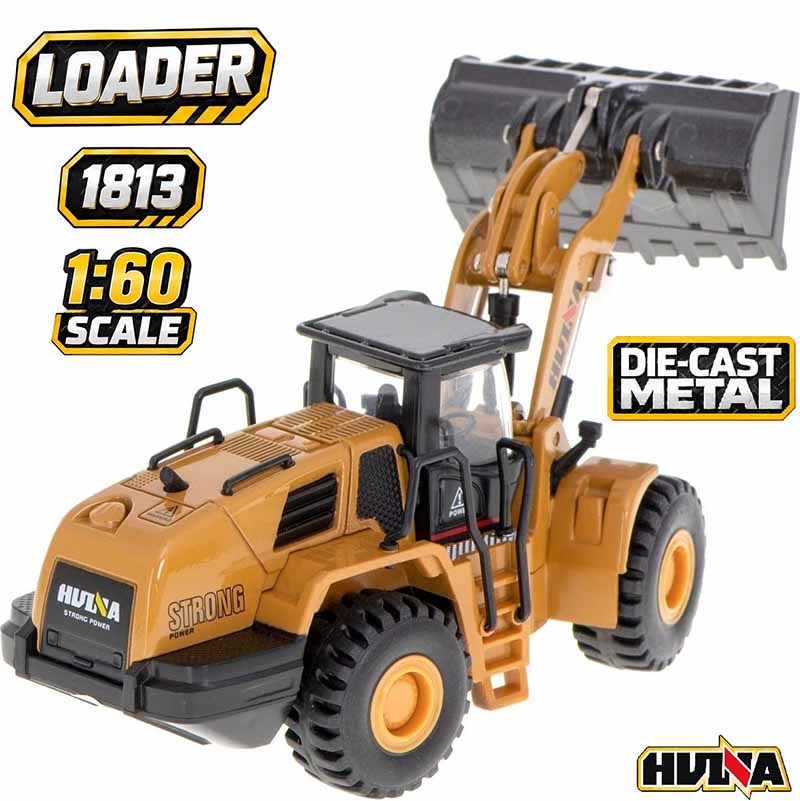 ماکت لودر فلزی راهسازی هوینا مدل Huina Metal Loader 1813