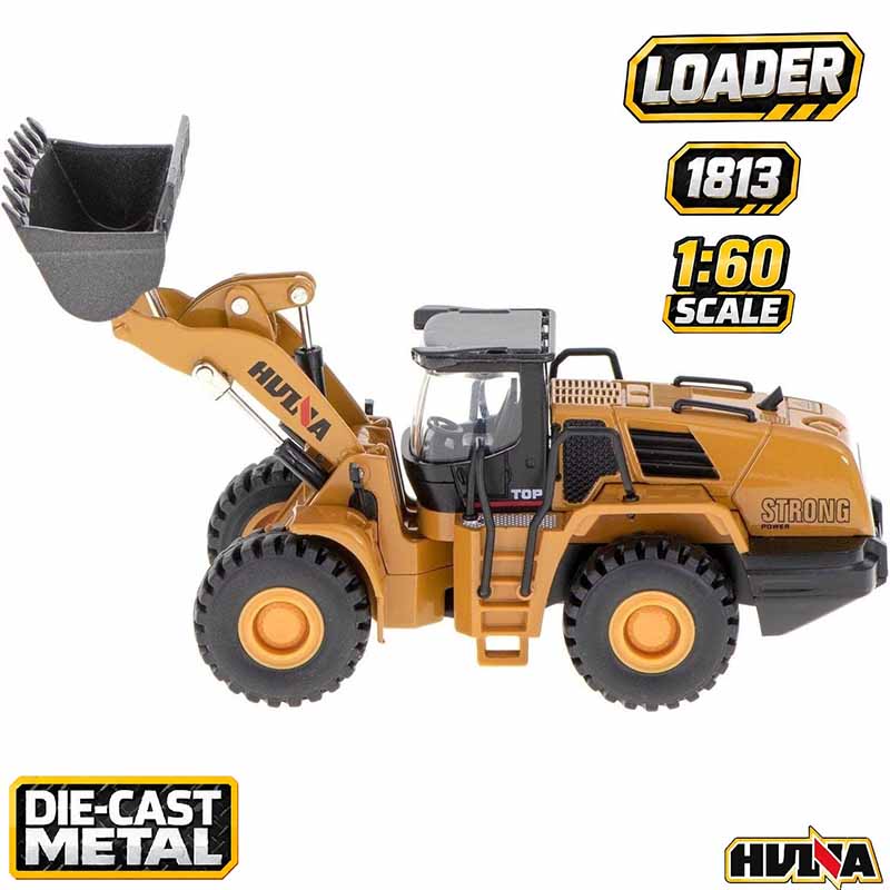 ماکت لودر فلزی راهسازی هوینا مدل Huina Metal Loader 1813