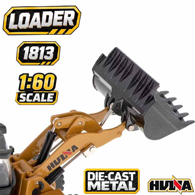 ماکت لودر فلزی راهسازی هوینا مدل Huina Metal Loader 1813