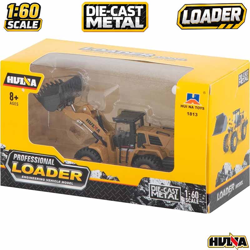 ماکت لودر فلزی راهسازی هوینا مدل Huina Metal Loader 1813
