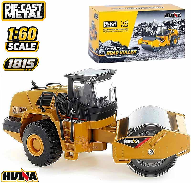 ماکت غلطک راهسازی فلزی هوینا مدل Huina Metal Road Roller 1815