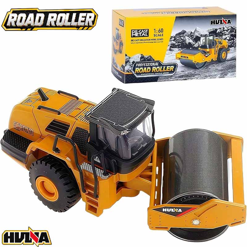 ماکت غلطک راهسازی فلزی هوینا مدل Huina Metal Road Roller 1815