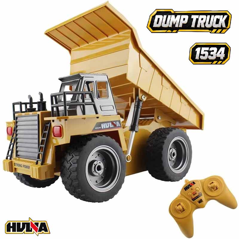 کامیون کمپرسی کنترلی معدن هوینا مدل Huina RC Dump Truck 1534