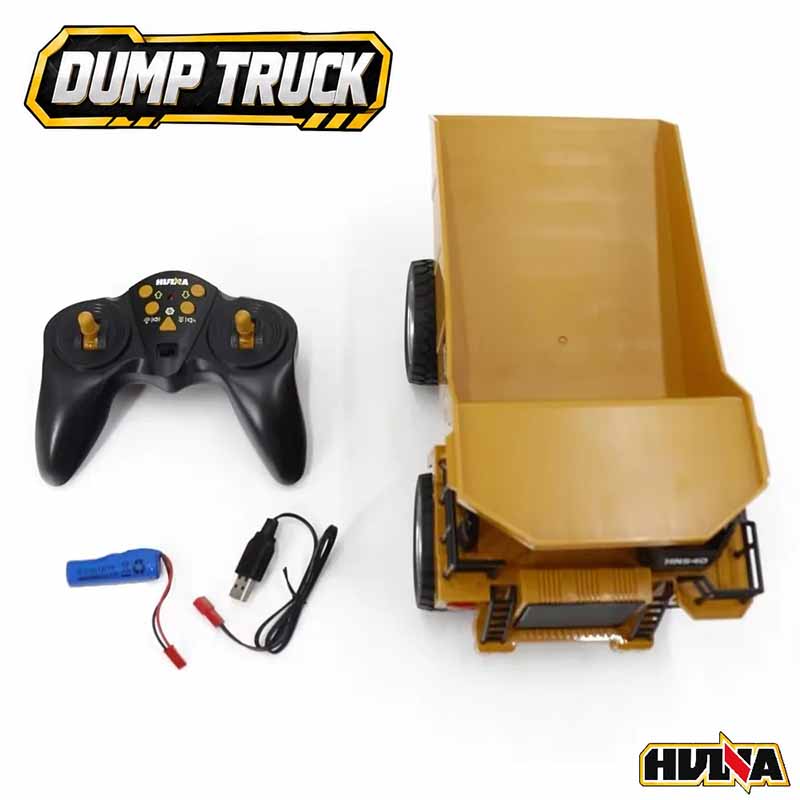 کامیون کمپرسی کنترلی معدن هوینا مدل Huina RC Dump Truck 1534