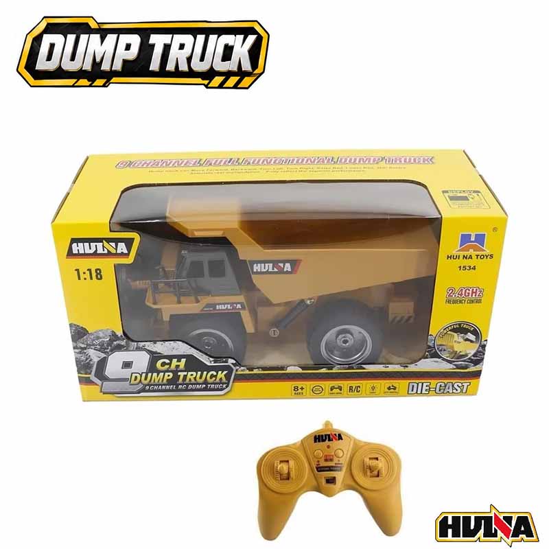 کامیون کمپرسی کنترلی معدن هوینا مدل Huina RC Dump Truck 1534