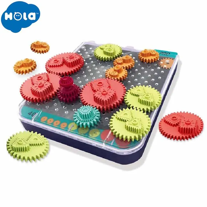 بازی فکری آموزشی پازل چرخ دنده هولا Hola Interactive Cogwheel E7985