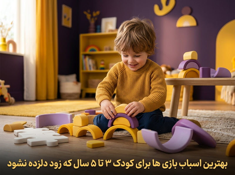 بهترین اسباب بازی ها برای کودک 3 تا 5 سال که زود دلزده نشود