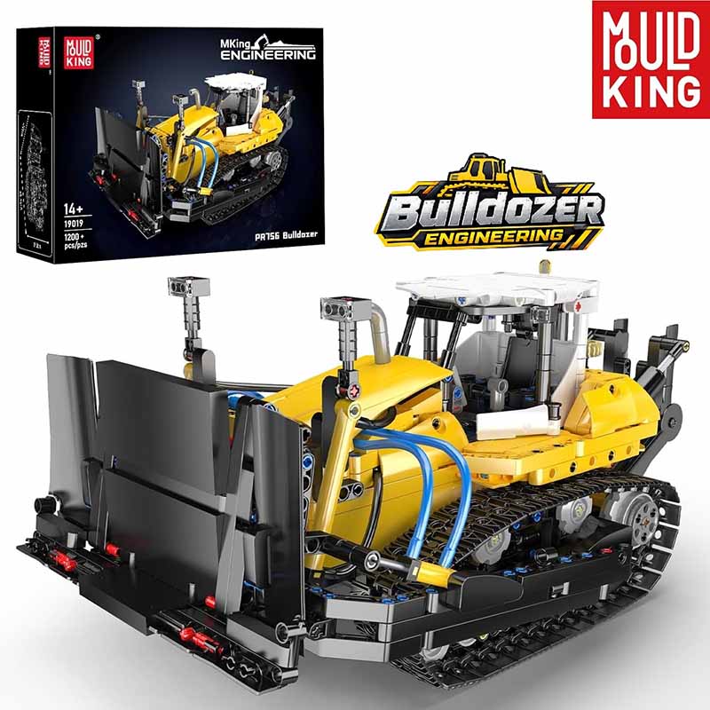 لگوولدوزر مهندسی پنوماتیک مولدکینگ Mould King PR756 19019