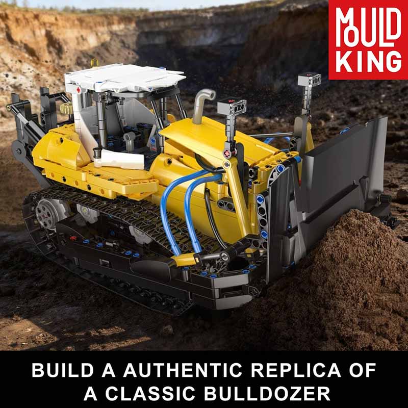 لگوولدوزر مهندسی پنوماتیک مولدکینگ Mould King PR756 19019