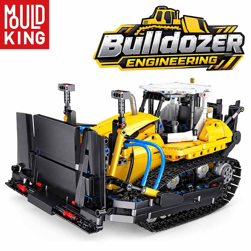 لگوولدوزر مهندسی پنوماتیک مولدکینگ Mould King PR756 19019