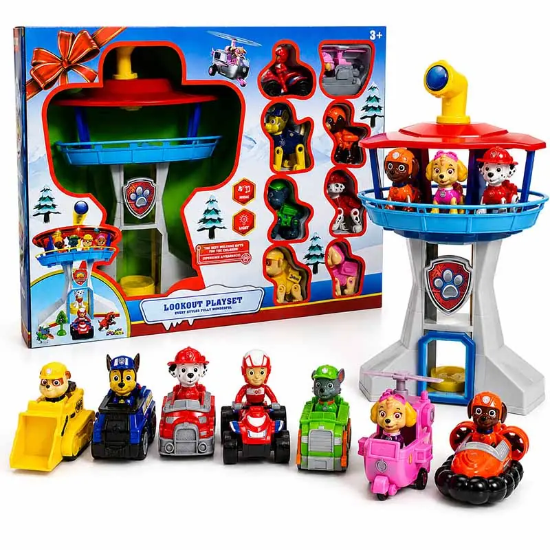 برج مراقبت سگ های نگهبان مدل 1014 همراه 8 فیگور Paw Patrol