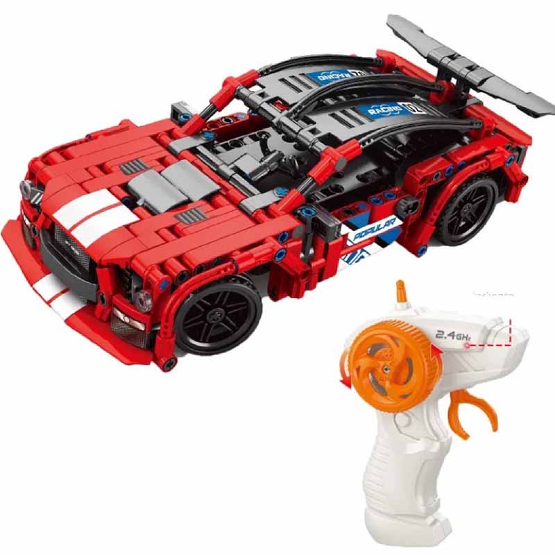 لگو ماشین کنترلی شارژی فراری مدل Pingao Blocks RC Car 70018