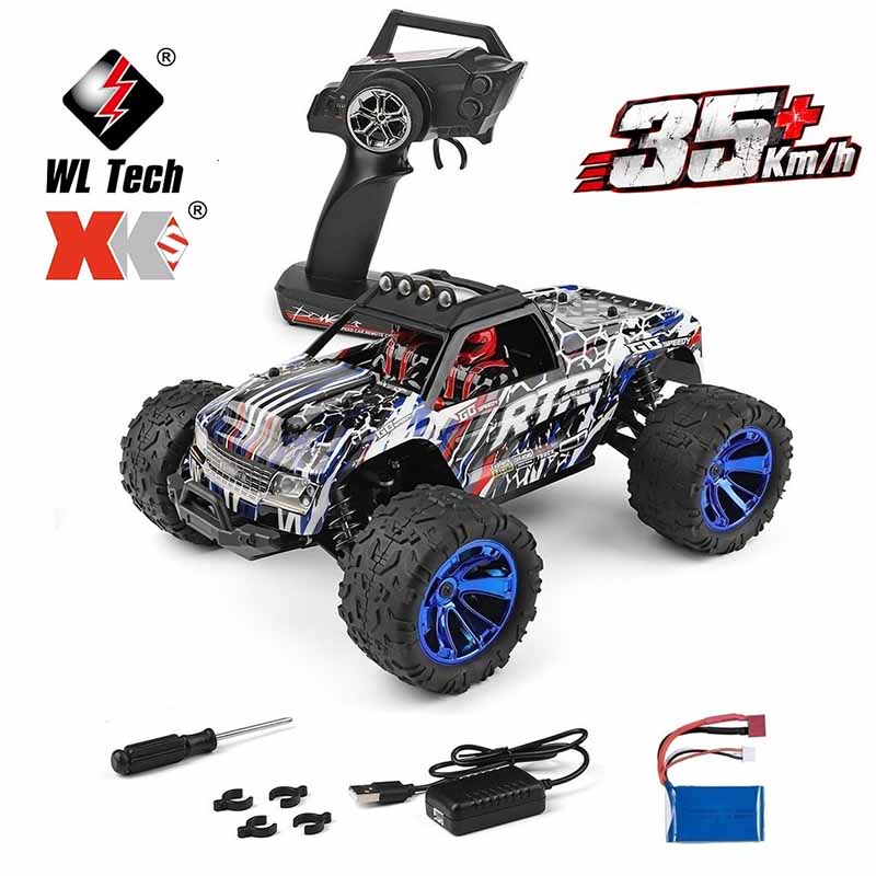 ماشین کنترلی آفرود دبلیو ال تویز سرعت 35 کیلومتر شارژی مدل WLtoys 144018