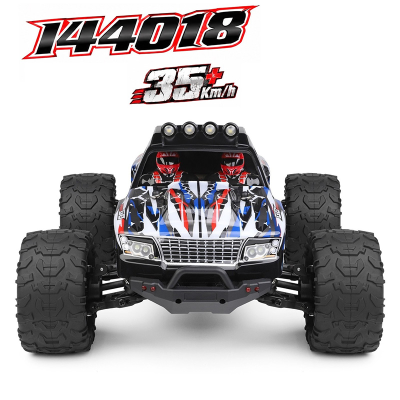 ماشین کنترلی آفرود دبلیو ال تویز سرعت 35 کیلومتر شارژی مدل WLtoys 144018