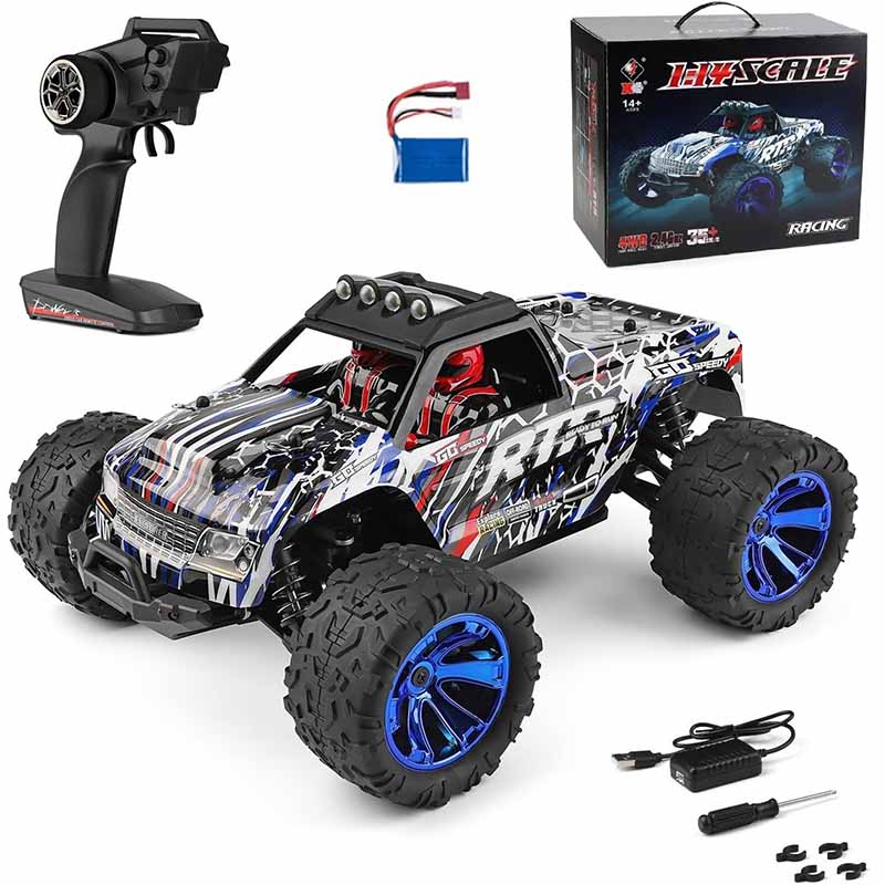 ماشین کنترلی آفرود دبلیو ال تویز سرعت 35 کیلومتر شارژی مدل WLtoys 144018