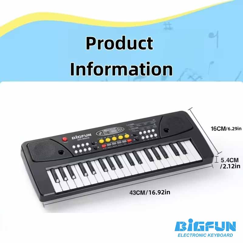 ارگ آموزشی بیگ فان میکروفون‌دار مدل BIGFUN BF-430A2