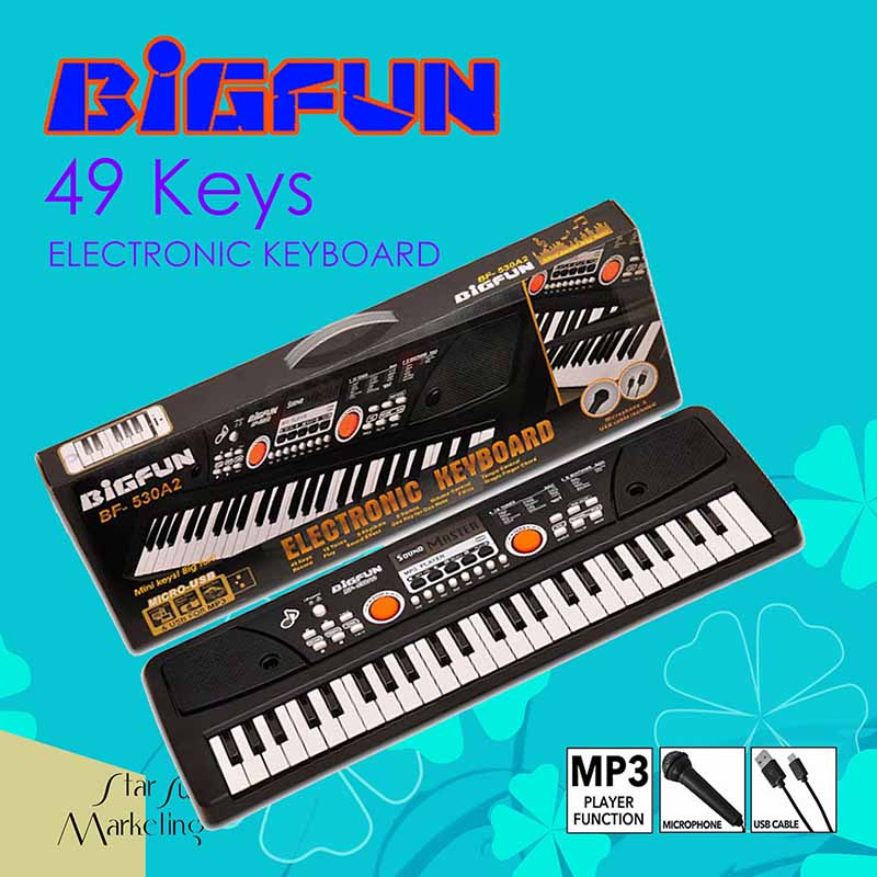 اسباب بازی آموزشی ارگ بیگفان میکروفون دار مدل BIGFUN 530A2