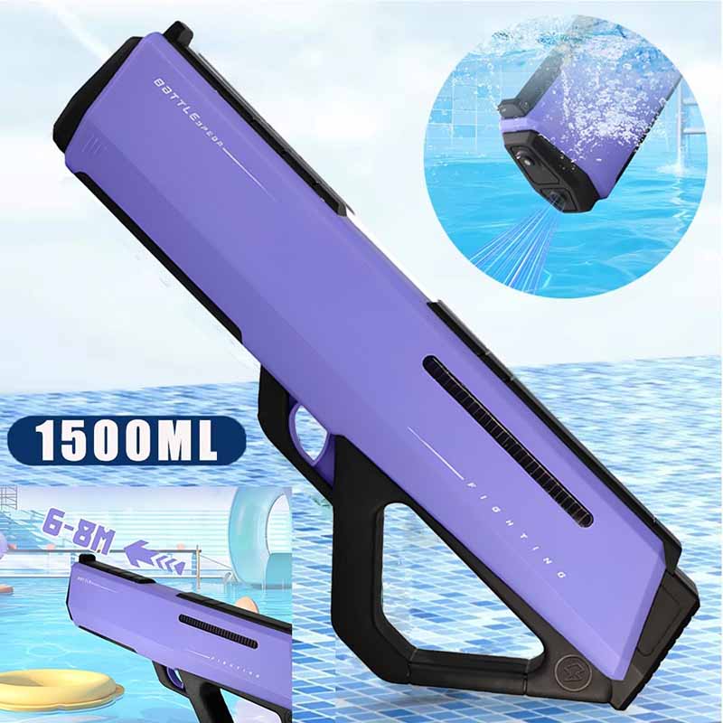اسباب بازی تفنگ آبپاش شارژی مکش دار Aojiate B-3