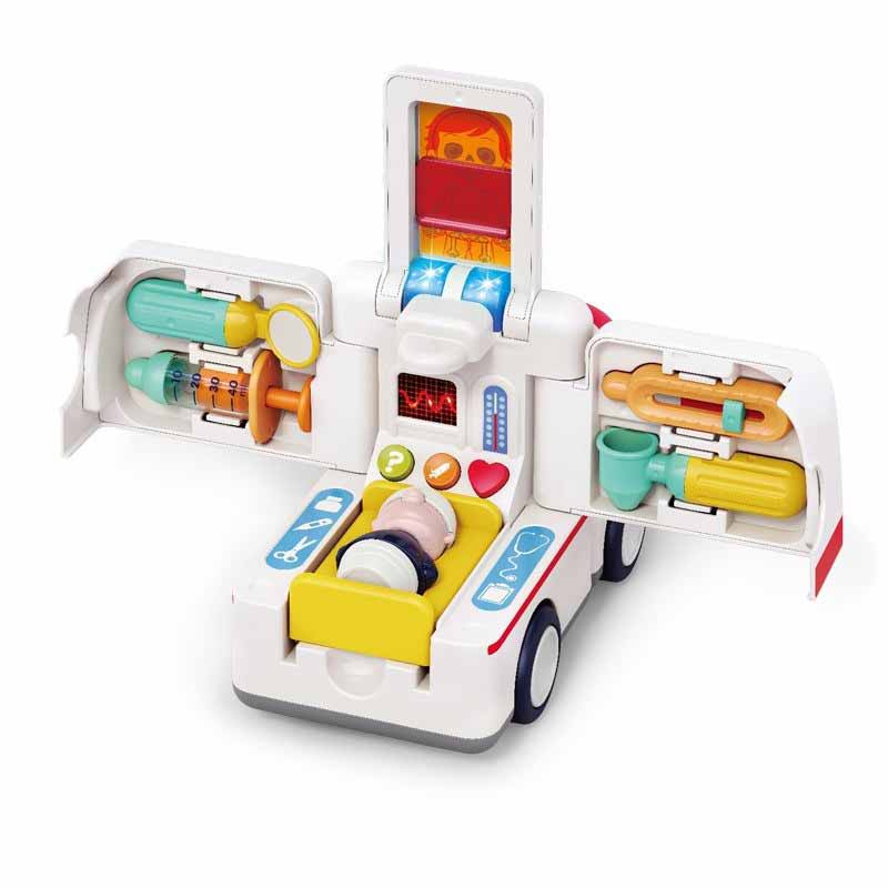 اسباب بازی ماشین آمبولانس موزیکال آموزشی هولا تویز مدل Hola toys 9997