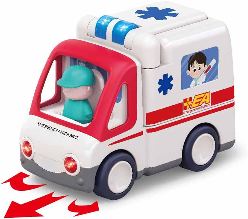 اسباب بازی ماشین آمبولانس موزیکال آموزشی هولا تویز مدل Hola toys 9997