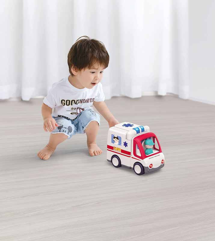 اسباب بازی ماشین آمبولانس موزیکال آموزشی هولا تویز مدل Hola toys 9997