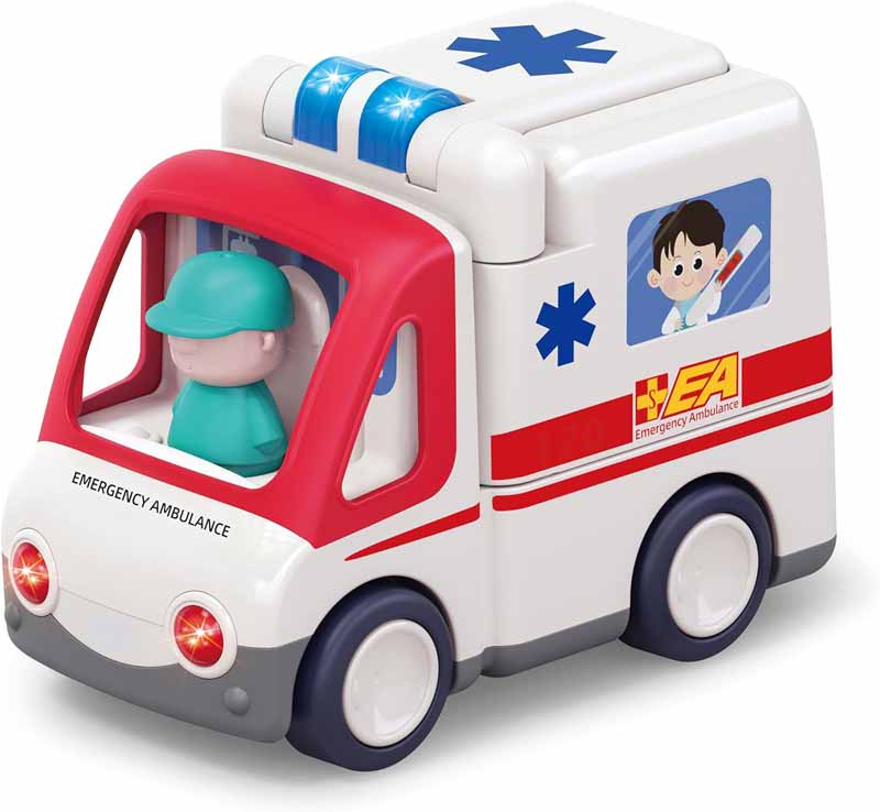اسباب بازی ماشین آمبولانس موزیکال آموزشی هولا تویز مدل Hola toys 9997
