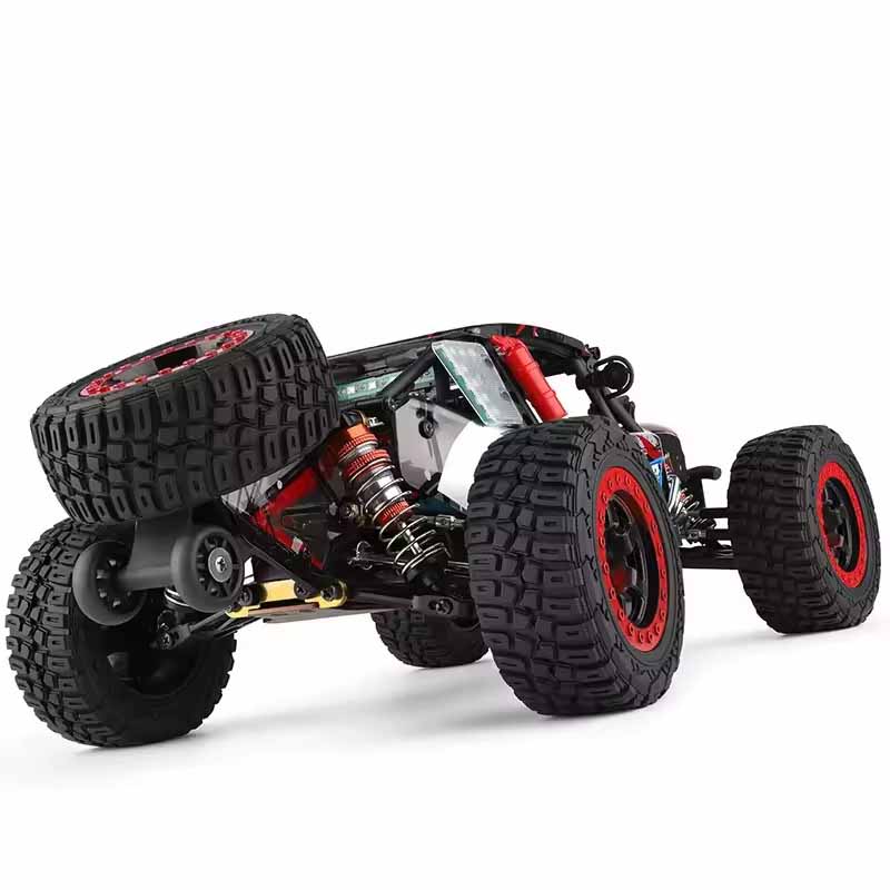 اسباب بازی ماشین کنترلی آفرود دبلیو ال تویز سرعت ۶۰ کیلومتر موتور براشلس WLtoys 124028