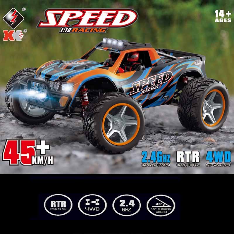 اسباب بازی ماشین کنترلی شارژی آفرود دبلیو ال تویز سرعت 45 کیلومتر WLtoys 104009