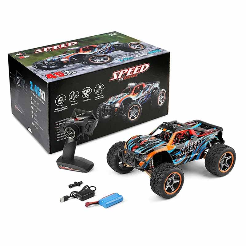 اسباب بازی ماشین کنترلی شارژی آفرود دبلیو ال تویز سرعت 45 کیلومتر WLtoys 104009