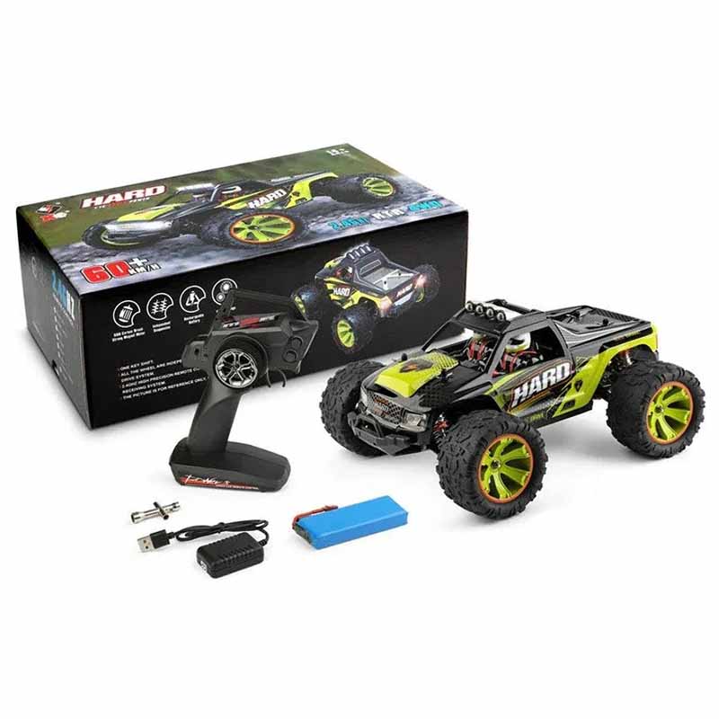 اسباب بازی ماشین کنترلی شارژی آفرود دبلیو ال تویز سرعت 50 کیلومتر WLtoys 144002