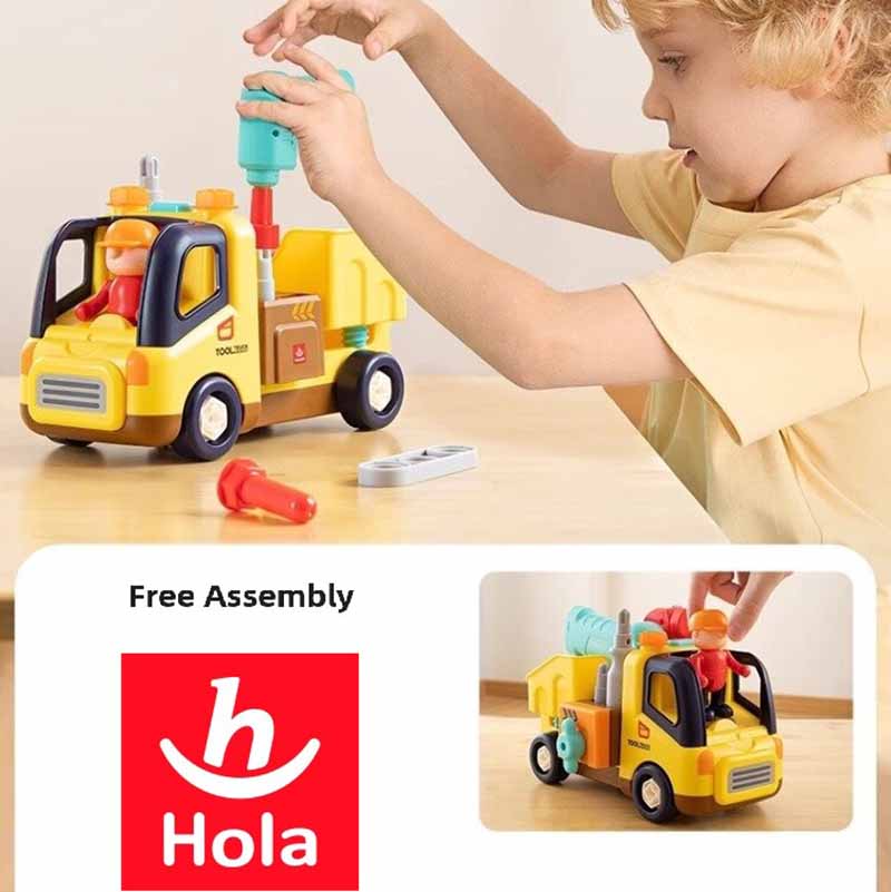 اسباب بازی کامیون ابزار آموزشی هولا Hola Drill and Learn Tool Truck HE 998001