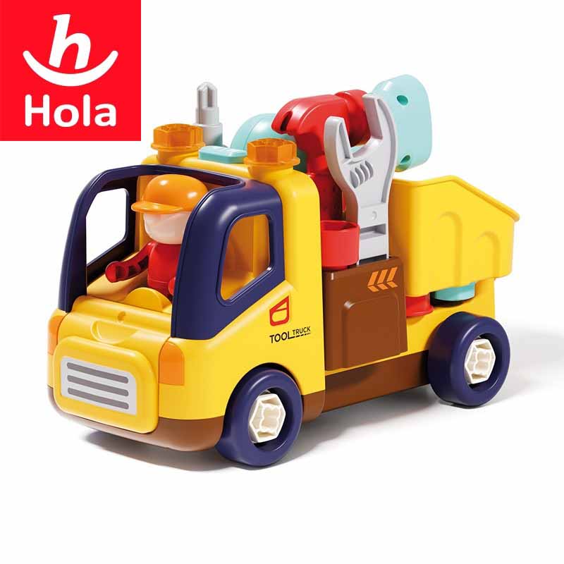 اسباب بازی کامیون ابزار آموزشی هولا Hola Drill and Learn Tool Truck HE 998001