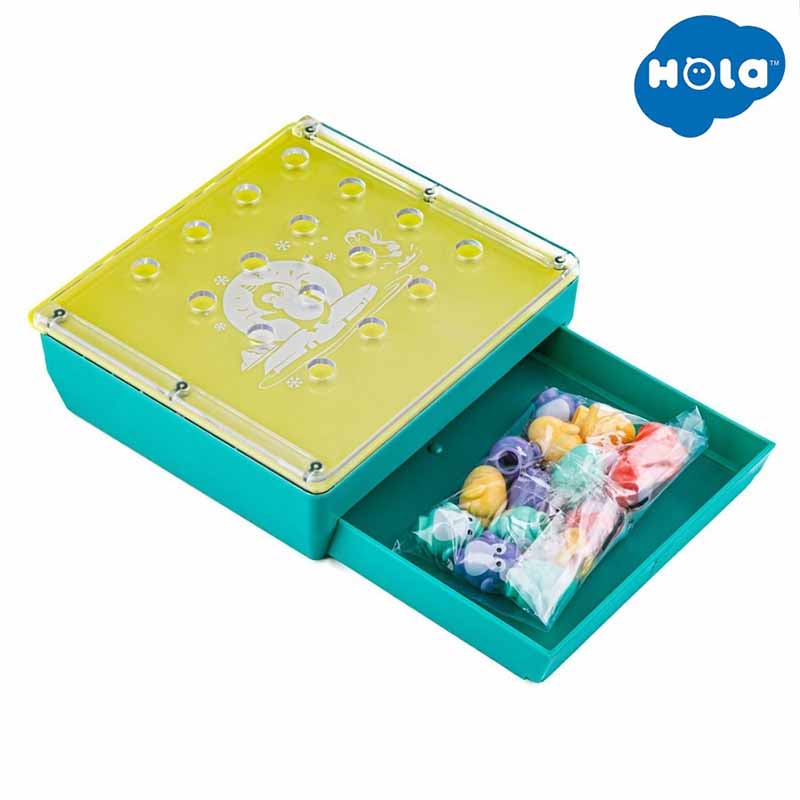 بازی آموزشی و فکری پازل پنگوئن هولا مدل Hola Penguin Puzzle E7986