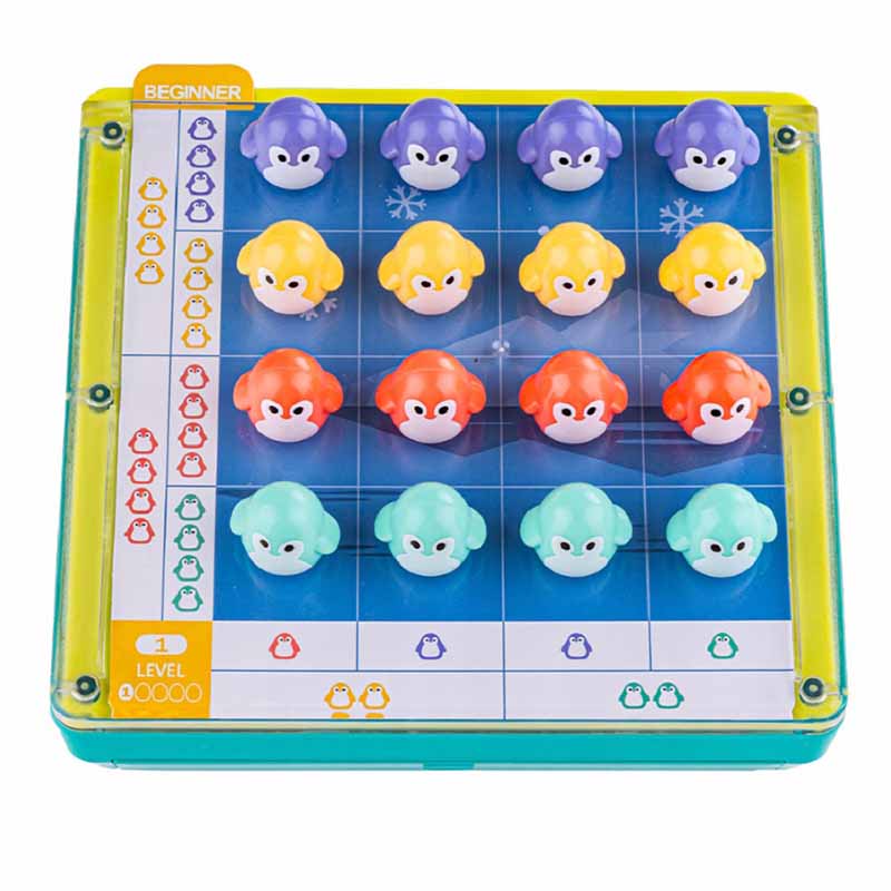بازی آموزشی و فکری پازل پنگوئن هولا مدل Hola Penguin Puzzle E7986