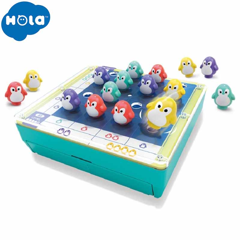 بازی آموزشی و فکری پازل پنگوئن هولا مدل Hola Penguin Puzzle E7986