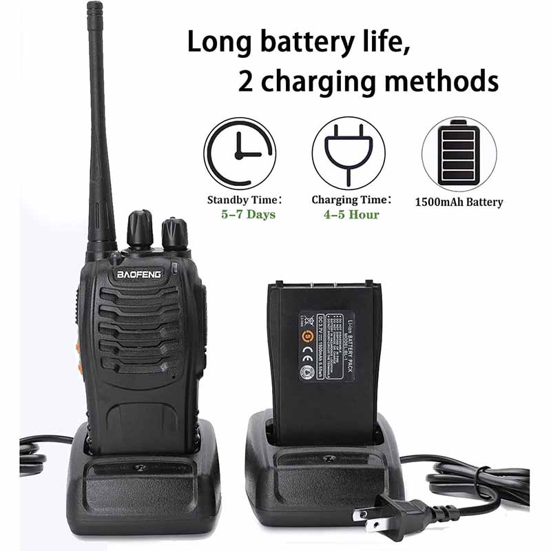 بیسیم واکی تاکی باوفنگ اصلی بسته دو عددی مدل Baofeng BF-888S